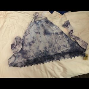 NWT tie back halter top
